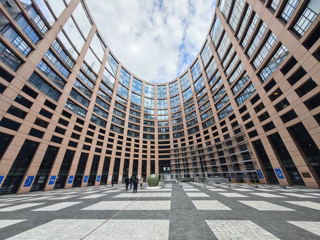 Das Europäische Parlament in Straßburg 